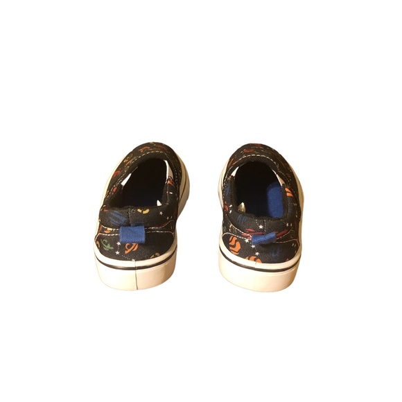 US Sports Outer Space Themed Canvas Slip On Shoes 10 (Toddler) - Picture 4 of 6